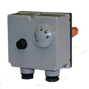 Regulátor teploty s bezpečnostným termostatom 0-70°C